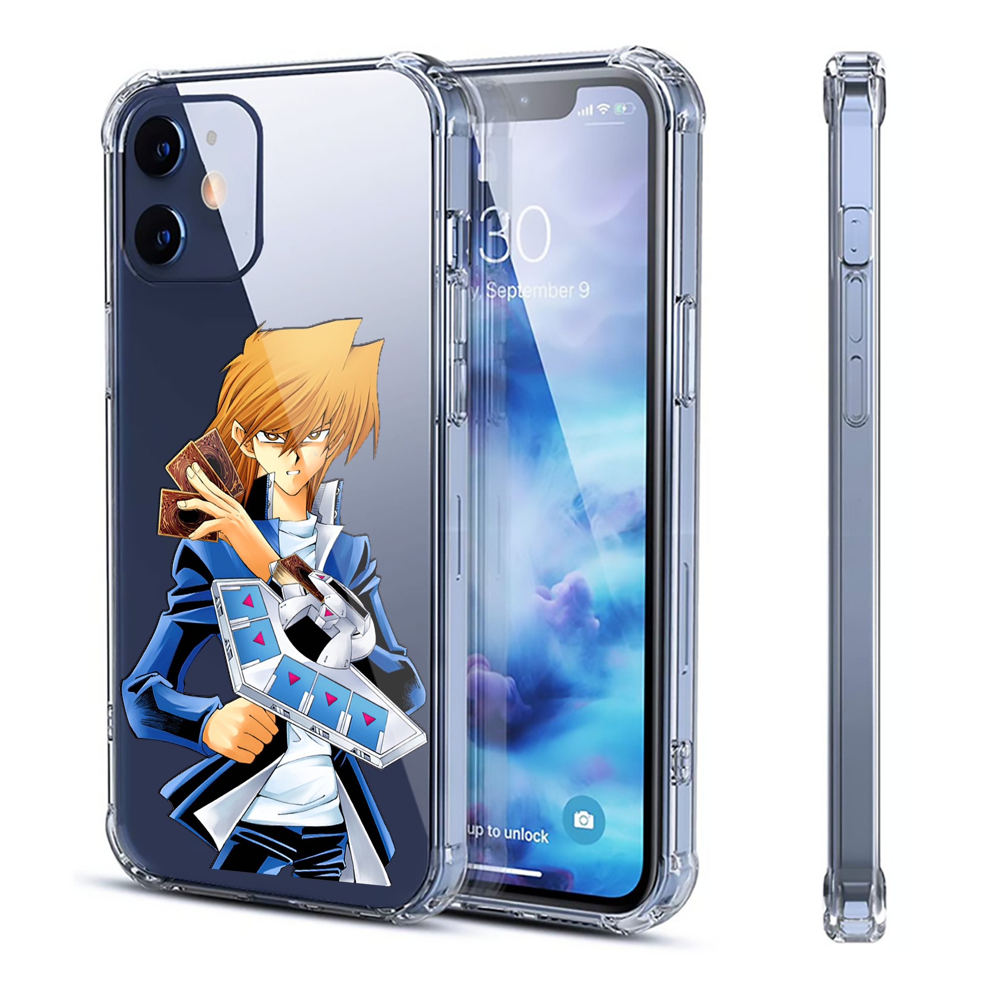（画像用） 遊☆戯☆王 Yu-Gi-Oh! 【iPhone 12シリーズ対応】透明スマホケース（クリアソフトケース）